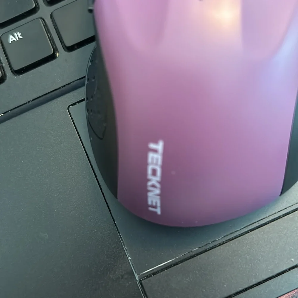 Technet wireless purple mouse